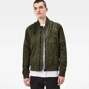 G-Star Micro Stretch Twill Submarine Rackam Slim Bomber Jacket Size S